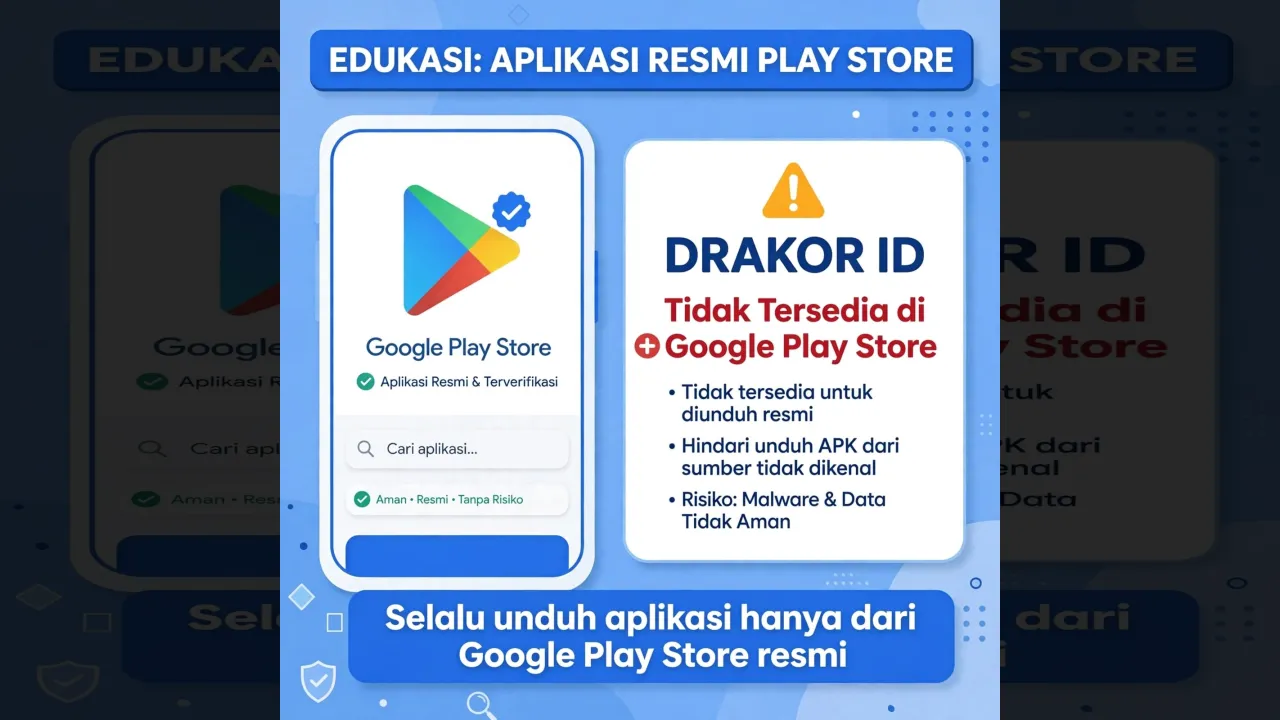 Drakor ID Tidak Ditemukan di Play Store